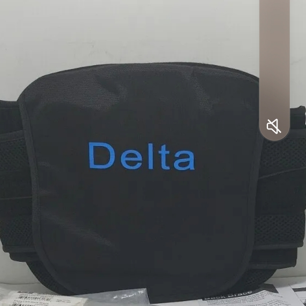 Comfortland Delta DL-27 Adjustable LSO Back Brace-Fits size S, M, L, XL